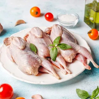گوشت بلدرچین 2 عدد